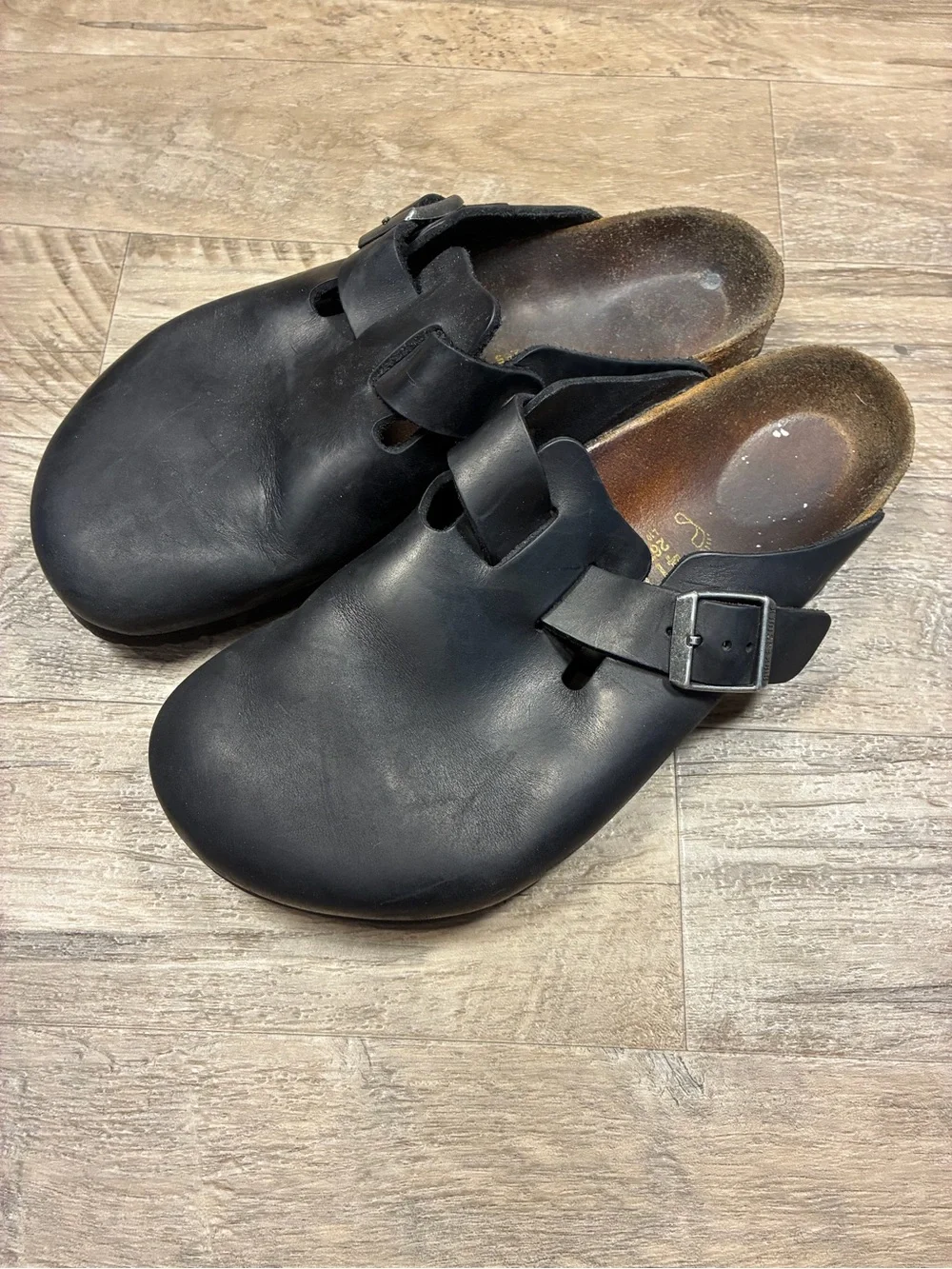 Birkenstock Boston Leather Clogs Shoes